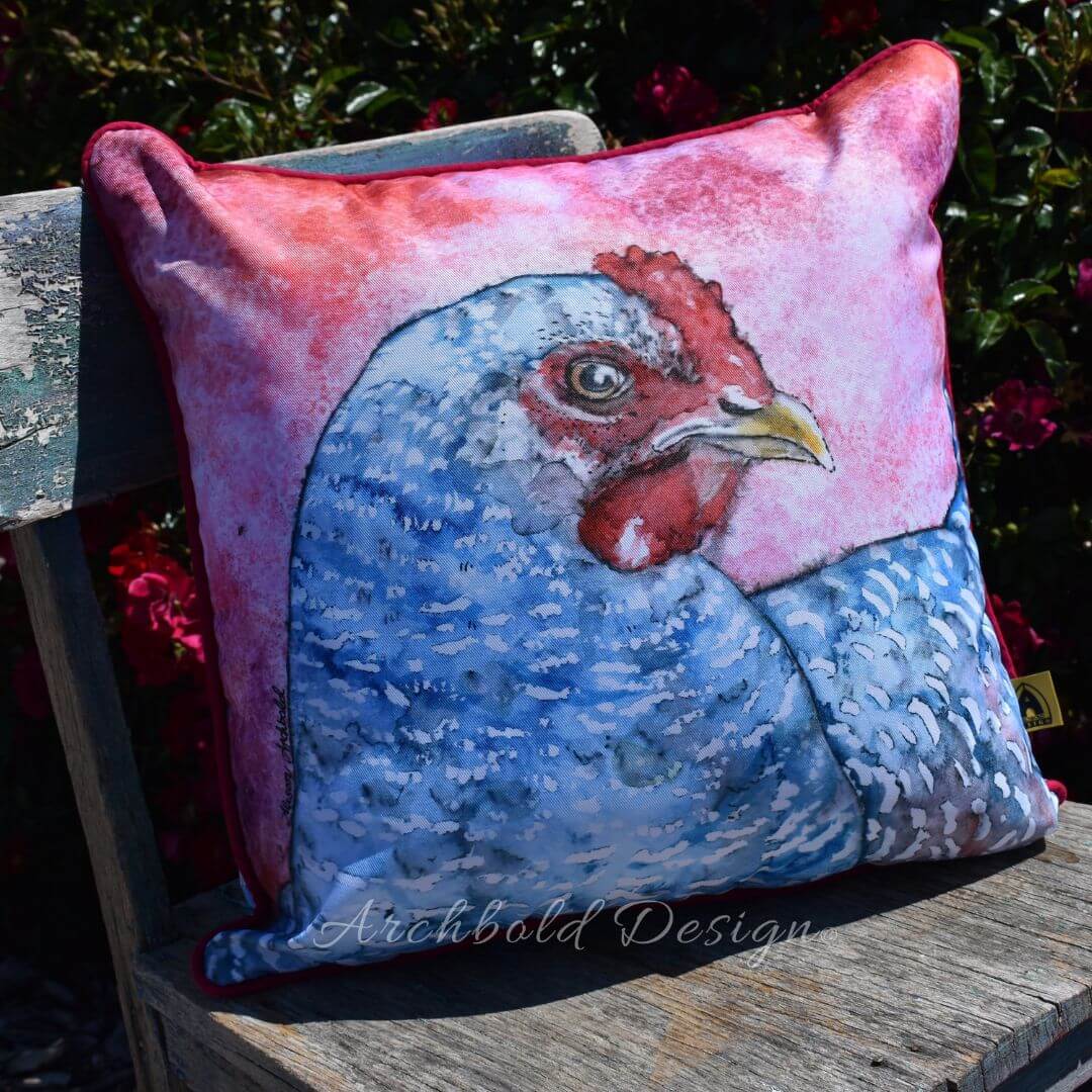 Farm Chicken cushion