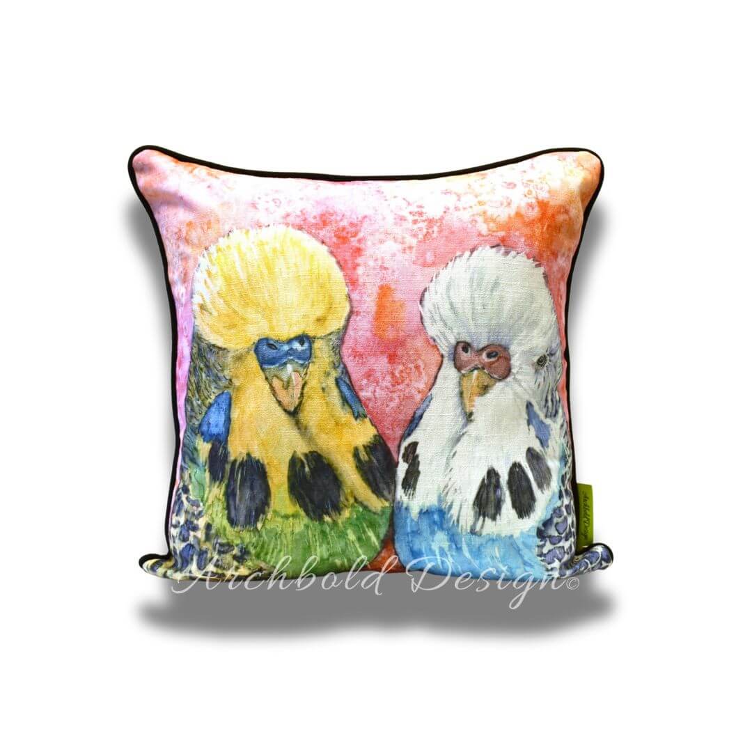 Show Budgie Cushion