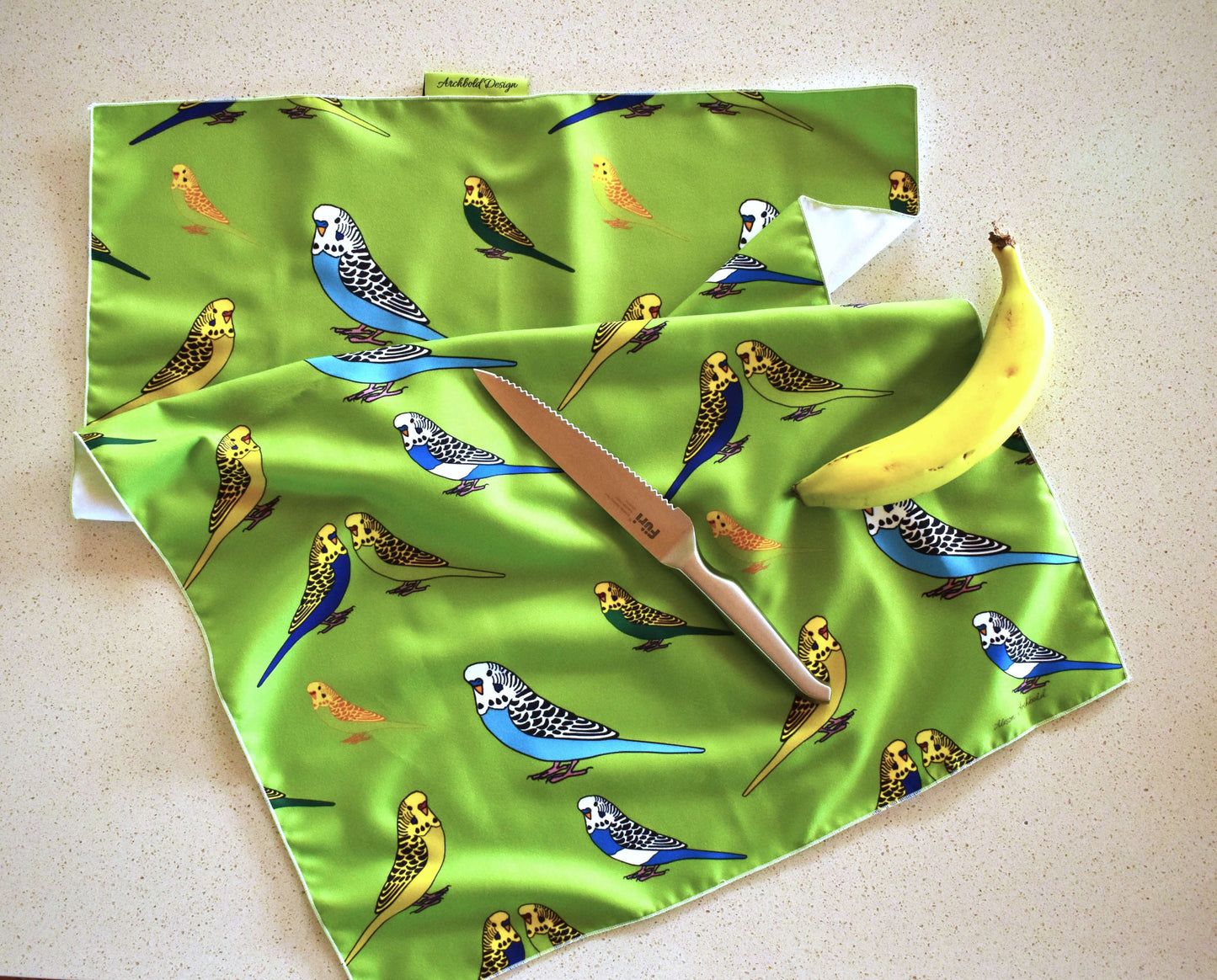 Green assorted budgie box