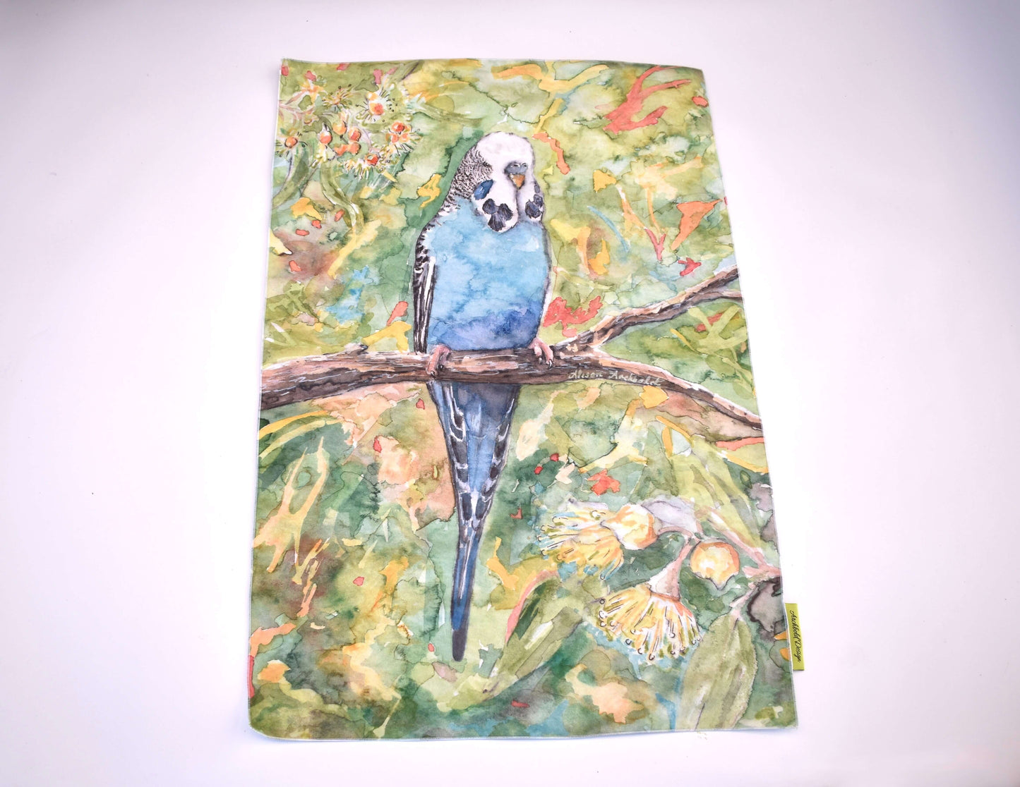 Sky blue budgie box