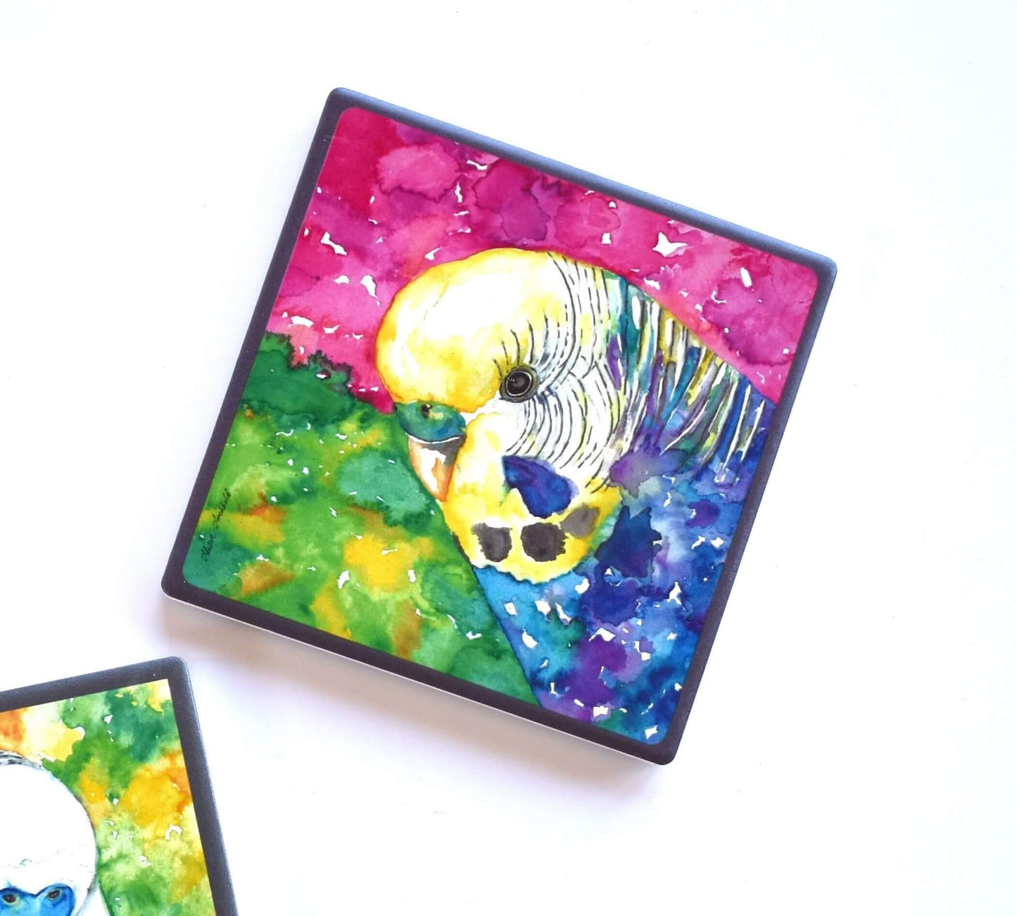 Budgie Coasters Opaline