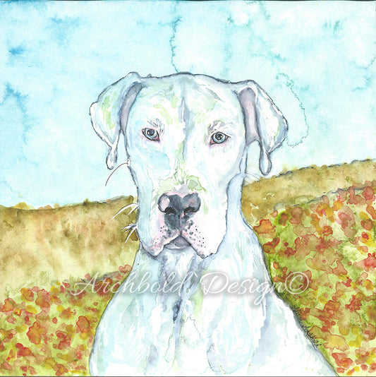 Greeting Card Dog Griffin Archbold Design