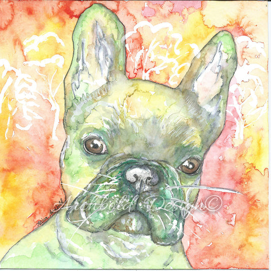 Greeting Card Dog Harry Archbold Design