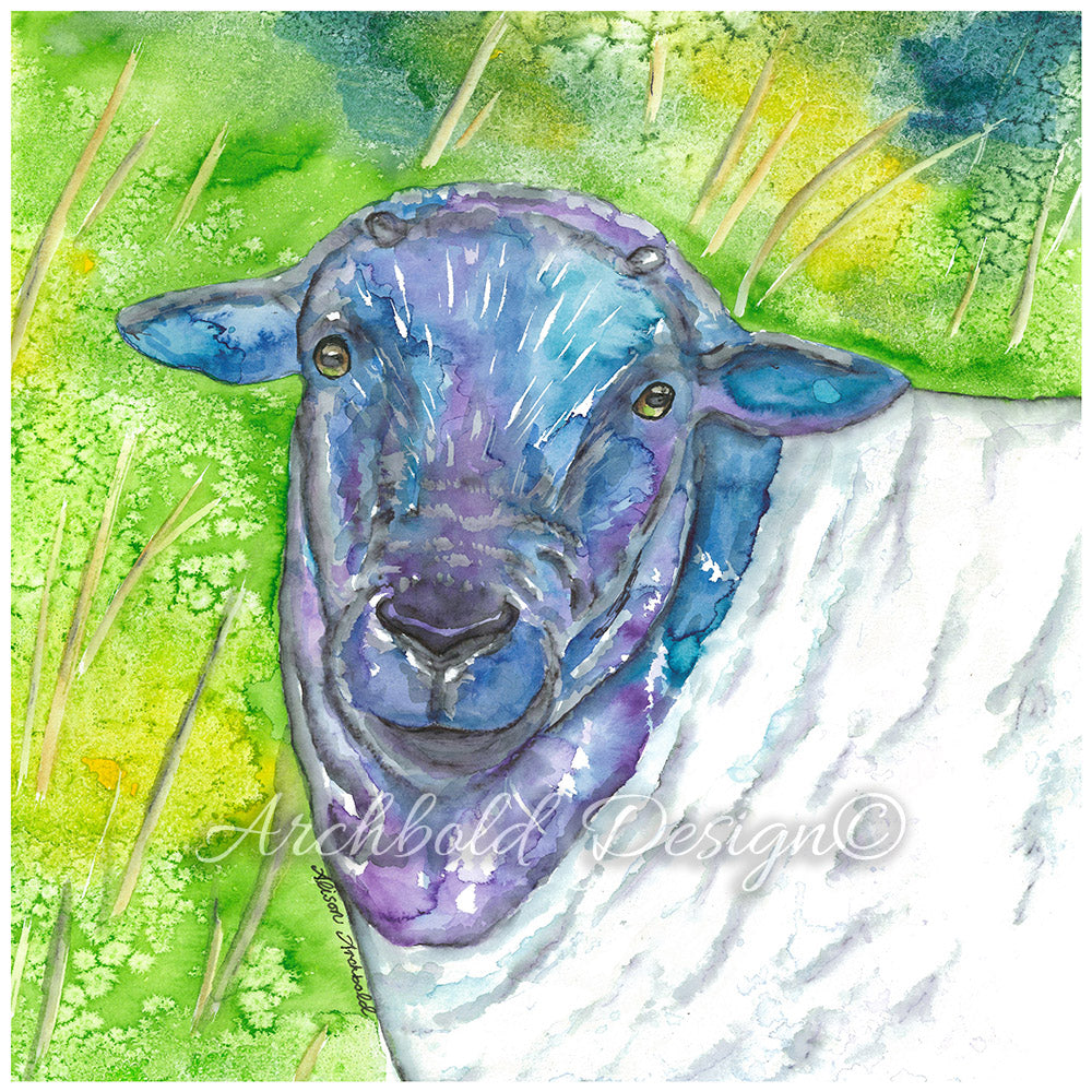 Greeting Card Farm Ram Archbold Design