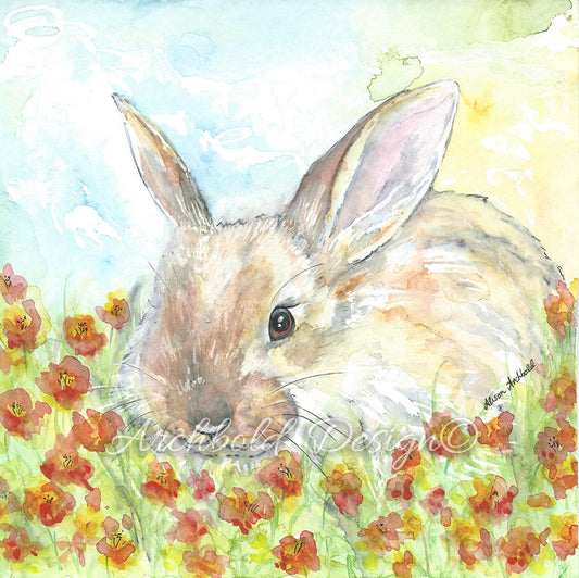 Greeting Card Small Animal Biscuit Archbold Design