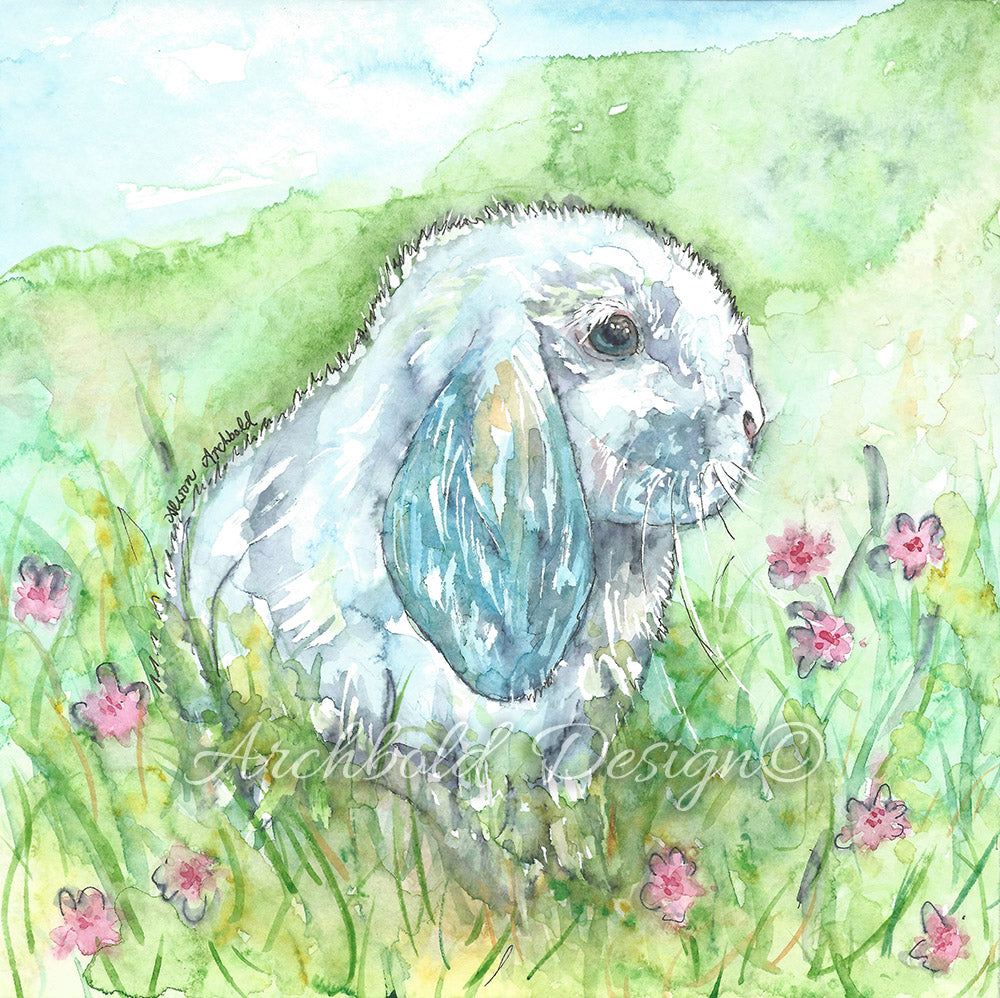 Greeting Card Small Animal Choco Archbold Design