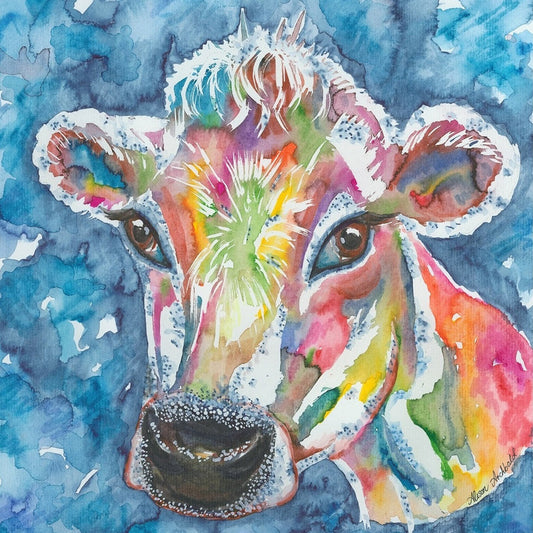 Greeting Card Farm Cow Archbold Design