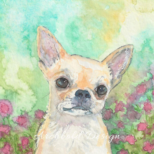 Greeting Card Dog Chihuahua Wiffin